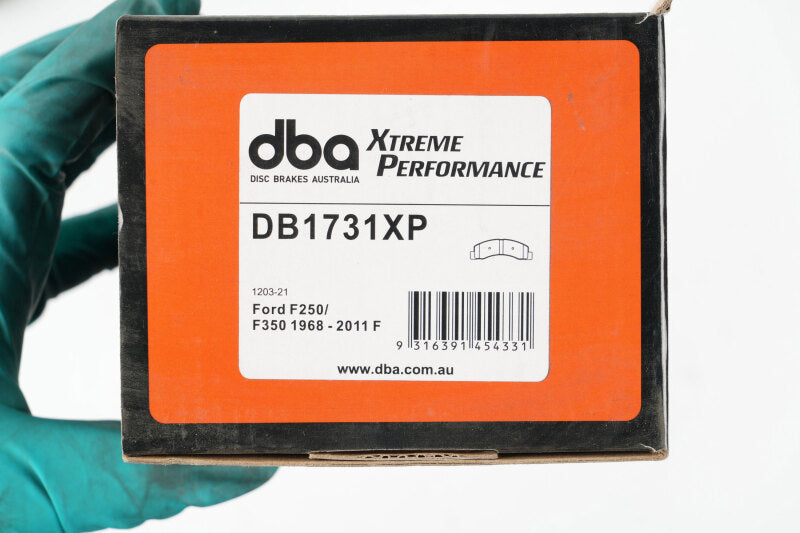 DBA DB1731XP Xtreme Performance Front Brake Pads for 2005-2011 Ford F-250 and F-350 Super Duty