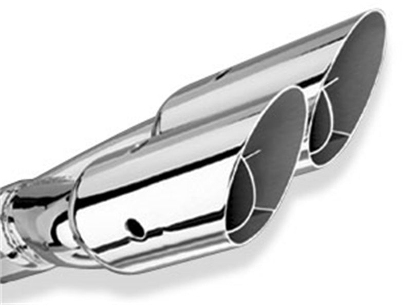 Borla 20213 Universal Polished Dual Round Angle-Cut Intercooled Exhaust Tip