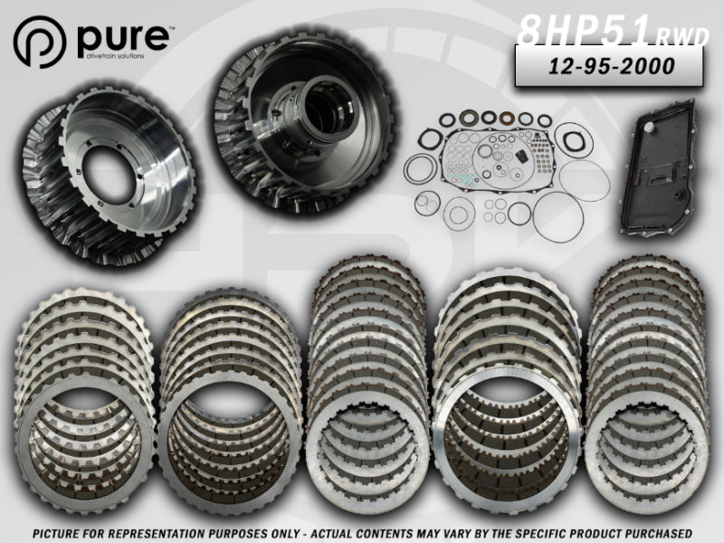 Pure Drivetrain Solutions 8HP51 High Performance Transmission Hard Parts Kit - RWD Stage 2