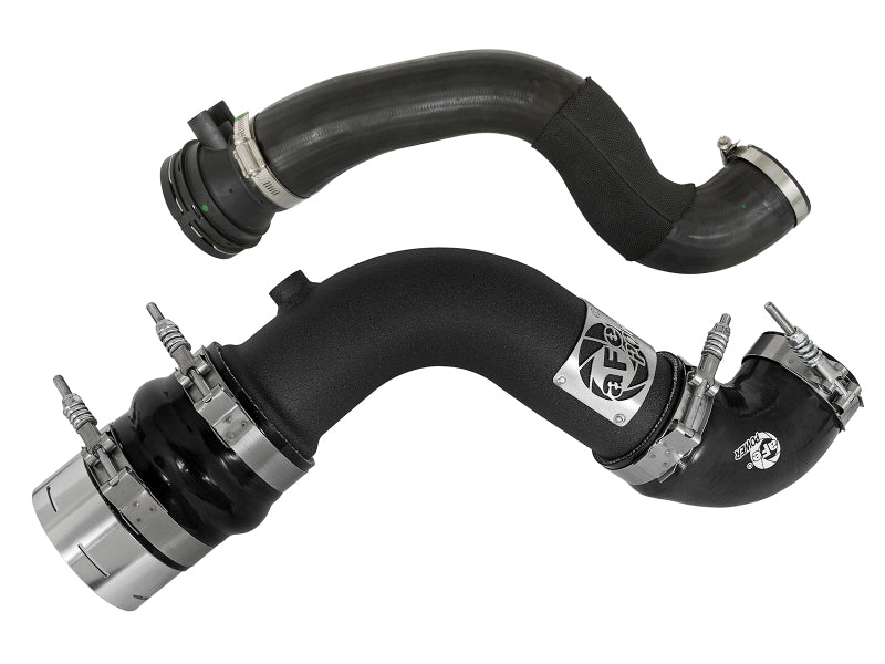aFe BladeRunner 3-Inch Hot and Cold Charge Pipe Kit, Black, Part 46-20314-B for 2017-2022 Ford 6.7L Power Stroke Diesel Trucks