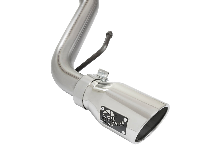 aFe Scorpion 2.5-Inch Aluminized Steel Cat-Back Exhaust with Polished Tip for Toyota FJ Cruiser V6 4.0L, Part 49-06039-P