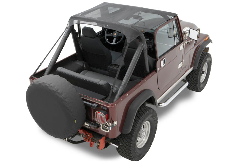 Bestop 76-86 Jeep CJ7 / 81-85 Scrambler CJ8 / 87-91 Wrangler YJ Traditional Bikini (Mesh)