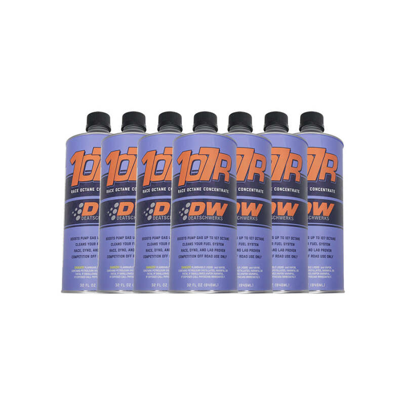 DeatschWerks 107R Race Octane Booster 32 oz. Cans, Case of 8 - DWK1-107R-CS