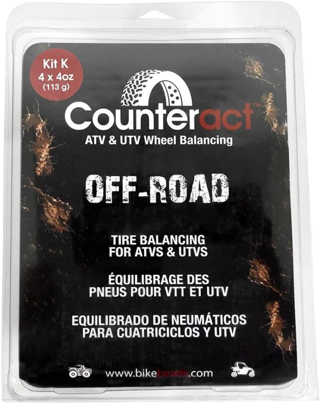 Counteract ATV/UTV Balancing Bead DIY Kit – 4 oz Bags, (4 Pack)