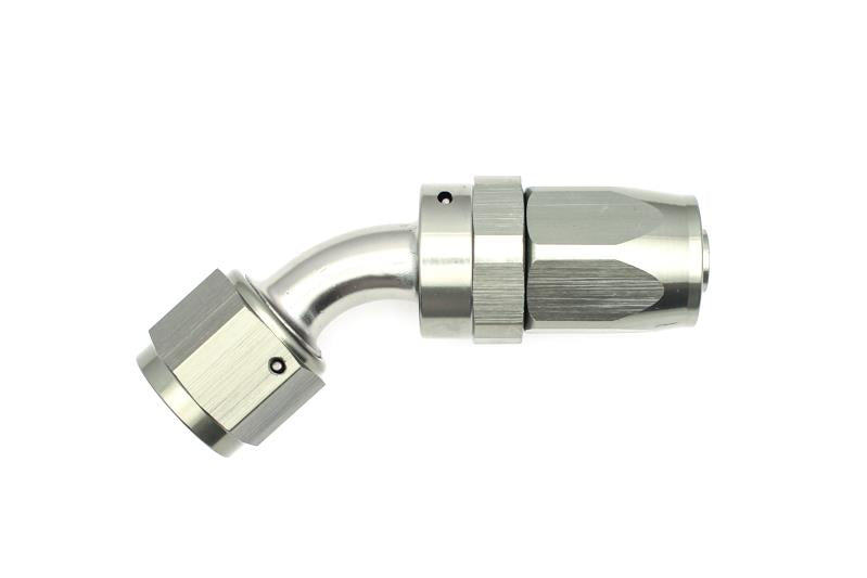DeatschWerks DWK6-02-0806 8AN Female Swivel 45-Degree CPE Hose End