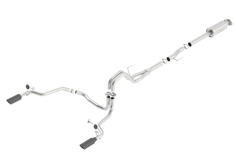 Borla ATAK Cat-Back Exhaust System with Black Chrome Tips for 2015–2020 Ford F-150, Part 140616BC