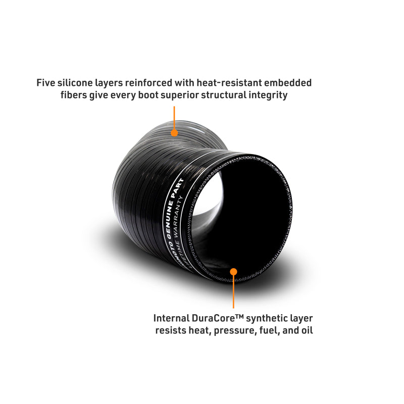 Mishimoto Duracore 4-inch 45 Degree Silicone Intercooler Coupler Part Number misMMDCC-40A4BK