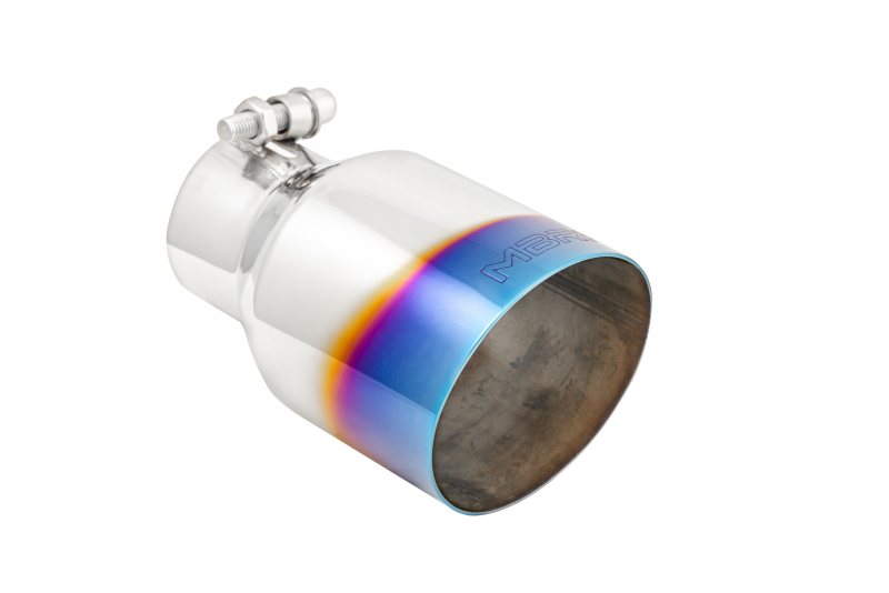 MBRP Universal T304 SS Burnt End Tip 4in OD/2.5in Inlet/6.5in L
