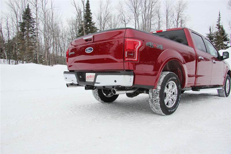 MBRP Armor Lite S5258AL Cat-Back Exhaust System for 2015–2016 Ford F-150 5.0L