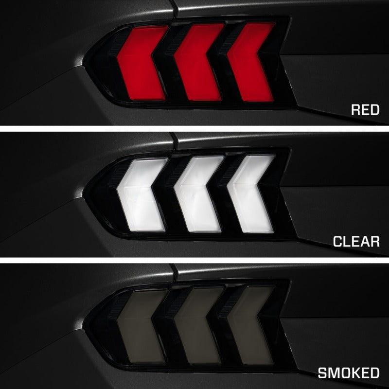 Form Lighting 2024+ Ford Mustang Sequential LED Tail Lights – Clear Lens Pair