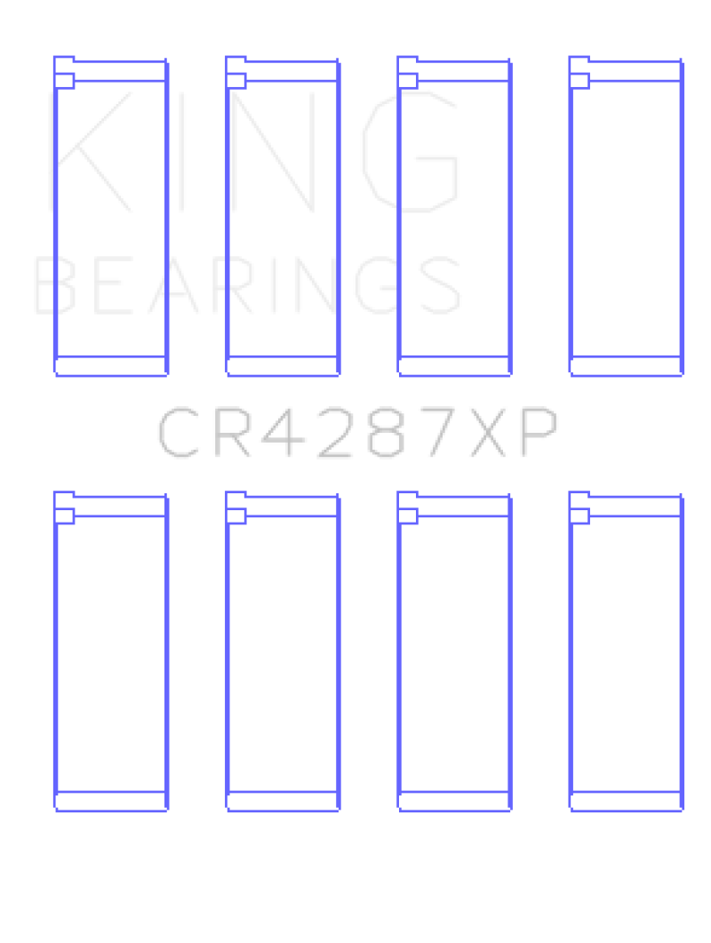 King Acura B18C1/B18C5 VTEC (Size STD) Performance Rod Bearing Set