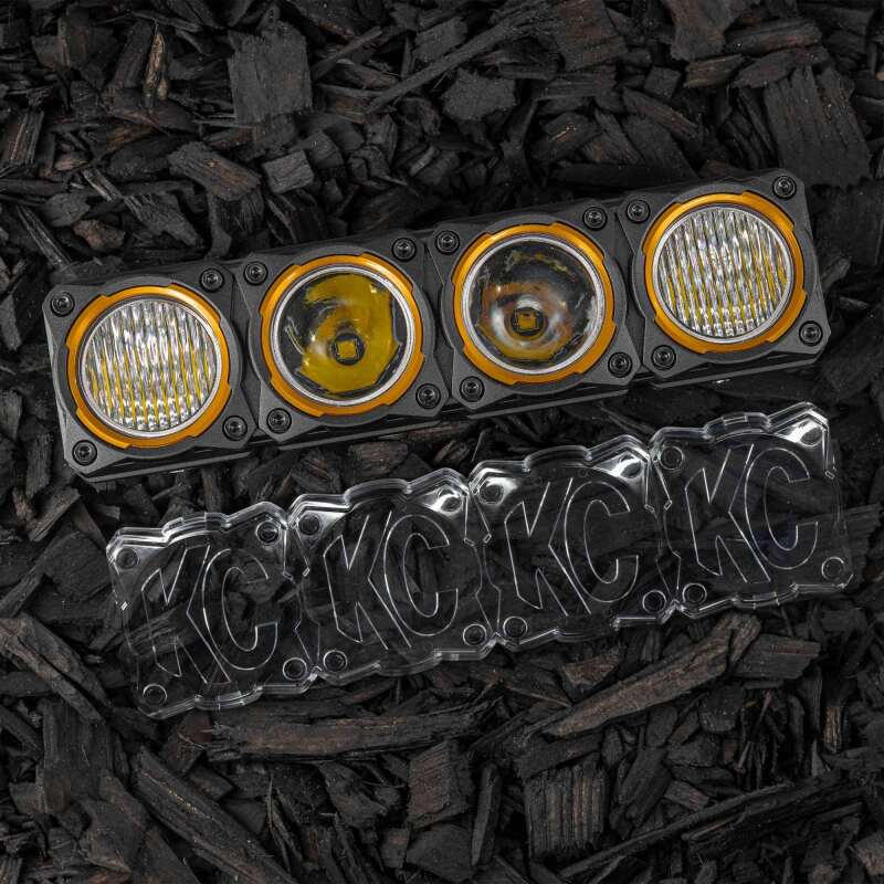 KC HiLiTES FLEX ERA LED Light Bar 10-Inch Clear Light Shield KCL5332