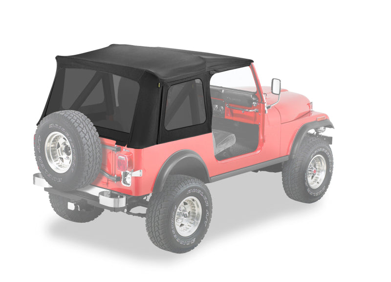 Bestop 76-86 Jeep CJ7 / 87-95 Wrangler YJ Supertop Classic Skin with Tinted Windows