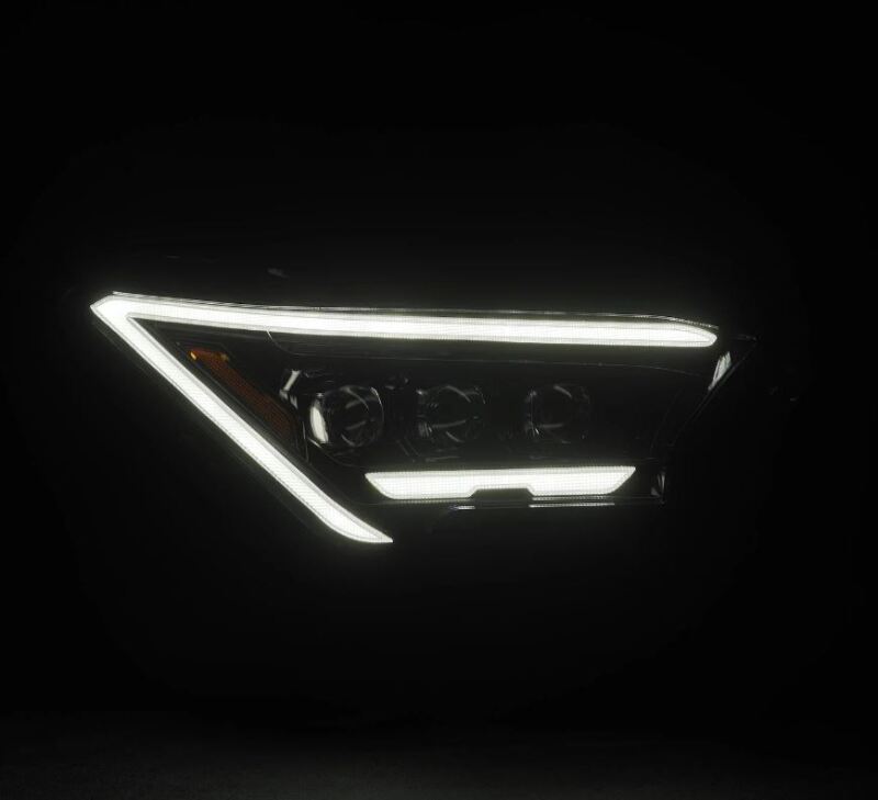 AlphaRex NOVA-Series Projector Headlights for 2024 Toyota Tacoma, Black Housing with Activation Light
