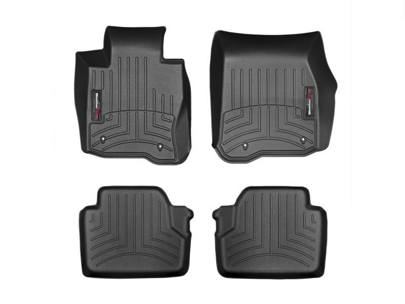 WeatherTech 14+ BMW 4-Series Front and Rear Floorliners - Black