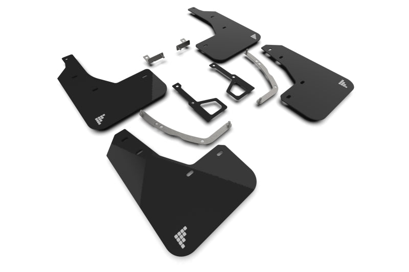 Rally Armor 2025 Hyundai Ioniq 5 XRT Black Mud Flap Silver Battery Logo