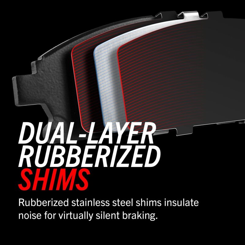 Power Stop 14-19 Jaguar F-Type Rear Z17 Evolution Ceramic Brake Pads w/Hardware