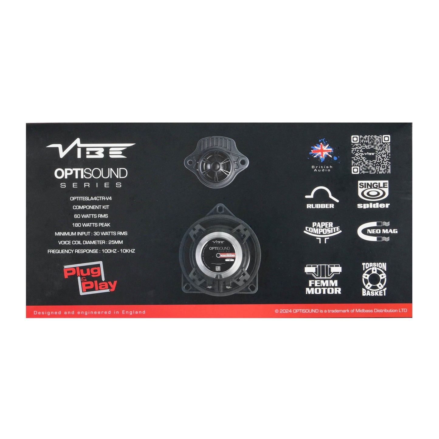 Vibe by Metra Electronics Plug-N-Play Center Channel Speaker Kit - Fits Tesla - View 7