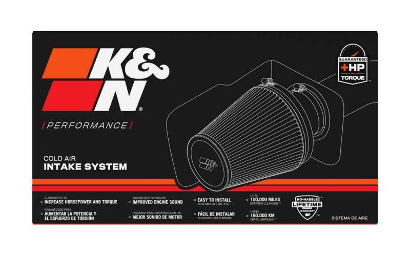 K&N 63-2618 Performance AirCharger Cold Air Intake System for Ford Maverick and Bronco Sport 2.0L