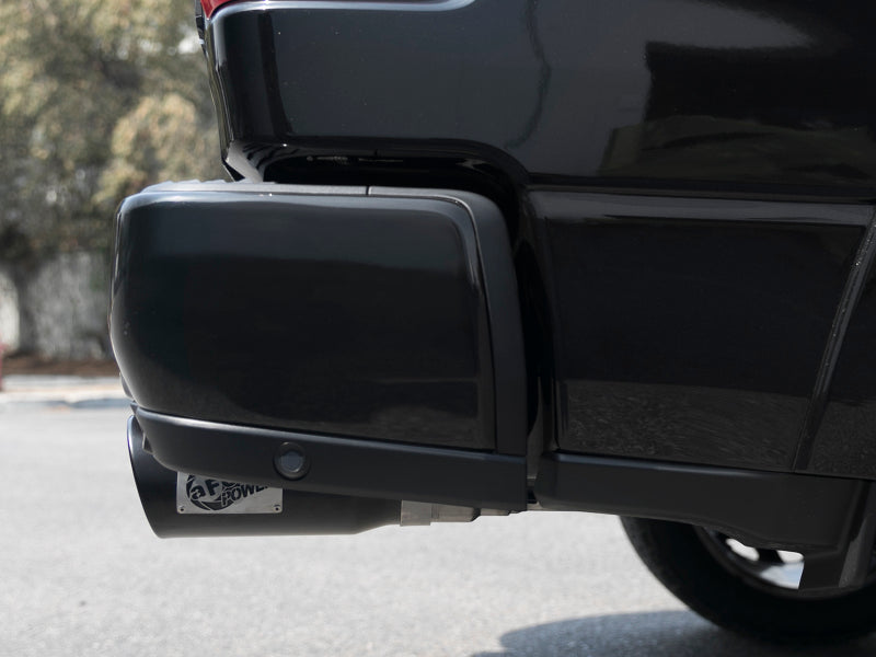 aFe MACH Force-Xp 3-Inch Stainless Steel Cat-Back Exhaust with Dual Black Tips for 2019-2024 Ram 1500 5.7L HEMI, Part Number 49-42059-B