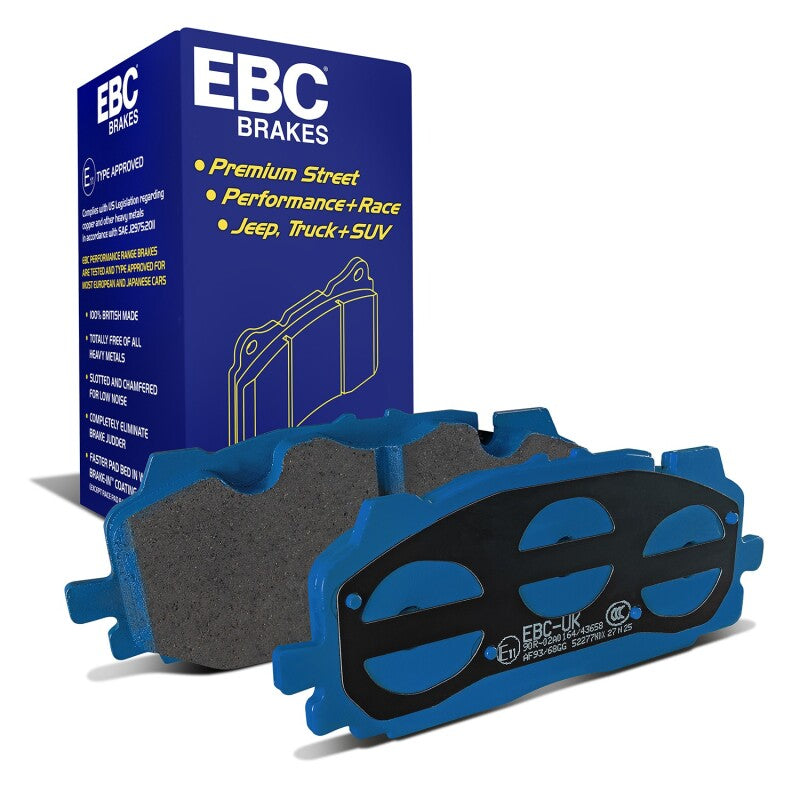 EBC Bluestuff NDX Front Brake Pads for 2018+ Audi S4 and 2017+ Audi S5, Part Number DP52277NDX