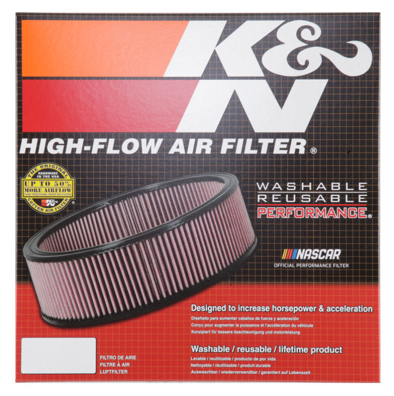 K&N Engineering E-1560 High-Flow Replacement Air Filter for 1967-1972 Ford and Mercury Vehicles