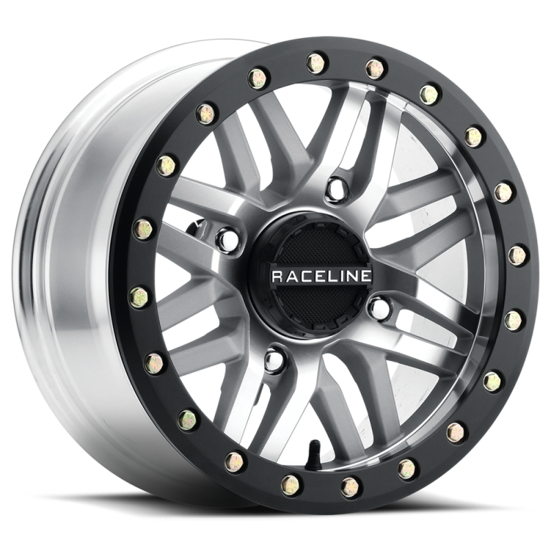 Raceline A91 Ryno A91MA 14x7 Cast Beadlock Wheel, 4x156 Bolt Pattern, +10mm Offset