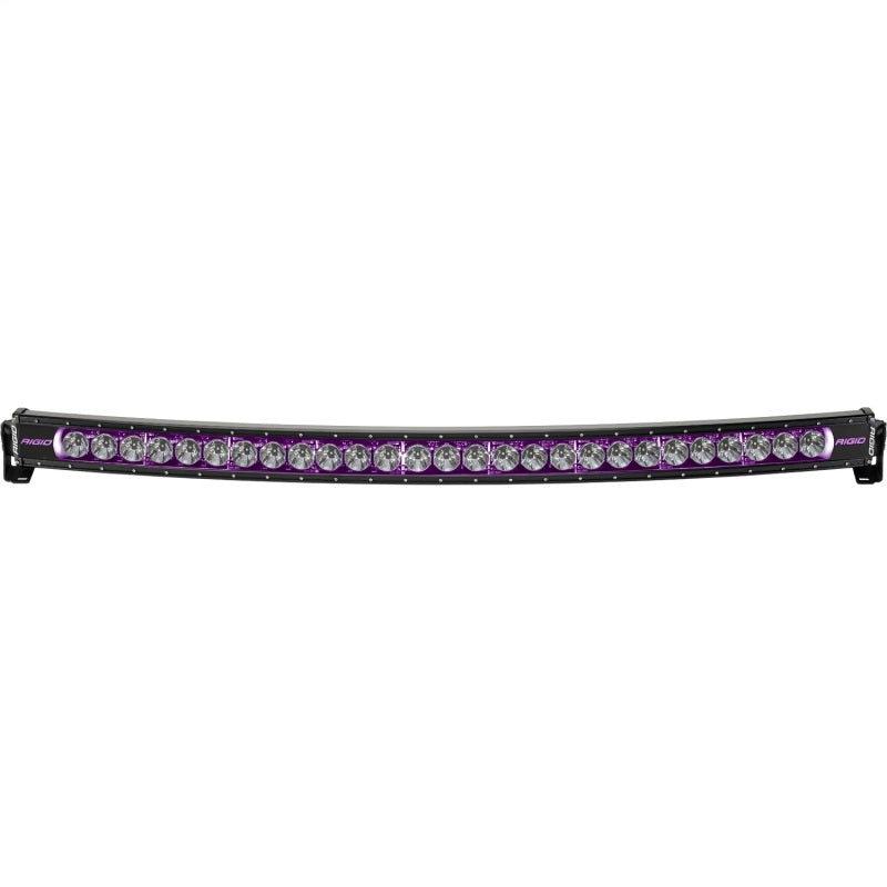 Rigid Industries Radiance+ Curved 50 Inch RGBW Light Bar – Versatile Automotive LED Lighting with Color-Changing Backlight
