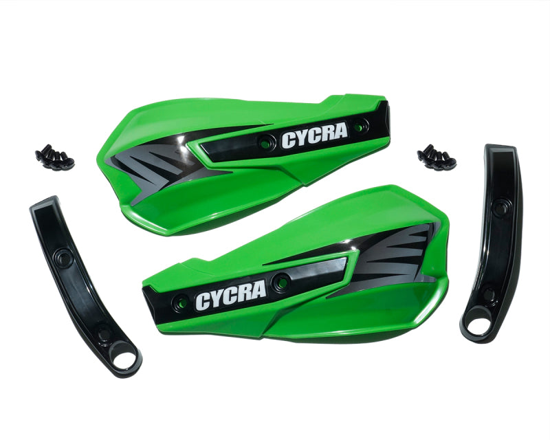 Cycra Vortex Replacement Hand Shields with Abrasion Guards - Green Part Number CYC-1029-72