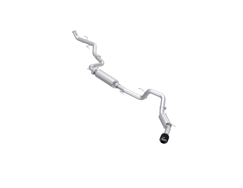 MBRP S53233CF Armor Pro 3-Inch Cat-Back Exhaust System with Carbon Fiber Tip for 2024-2025 Toyota Tacoma