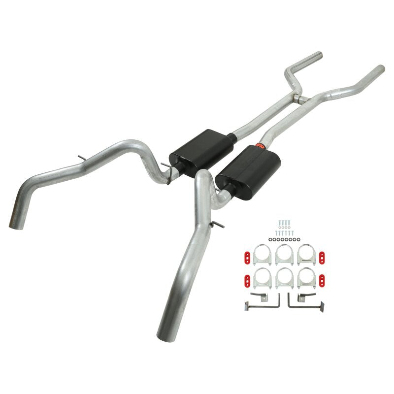 Flowmaster 67-69 GM F-Body 3.0 Inch American Thunder Crossmember-Back Exhaust System for Chevrolet Camaro and Pontiac Firebird