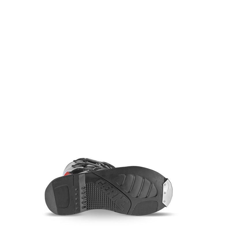 Gaerne - GAR2199-005-5 - SGJ Youth Motocross Boots, Black/White/Red, Size 5