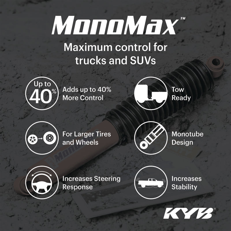 KYB Shocks & Struts Monomax Rear FORD F100 F150 (4WD) - Lift Replacement Shocks 1990-96 F150 (4WD) 1