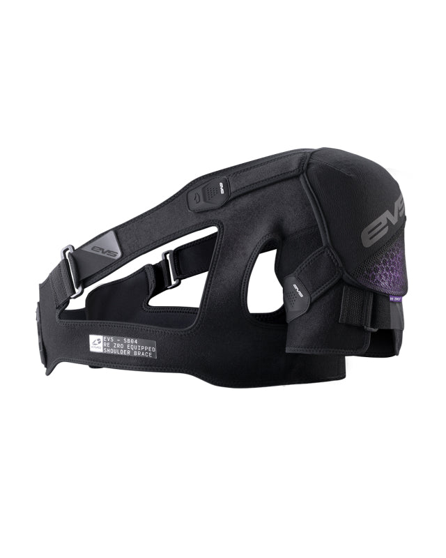 EVS evsSB04P-BK-L SB04 Pro Shoulder Brace with RE ZRO, Black, Large