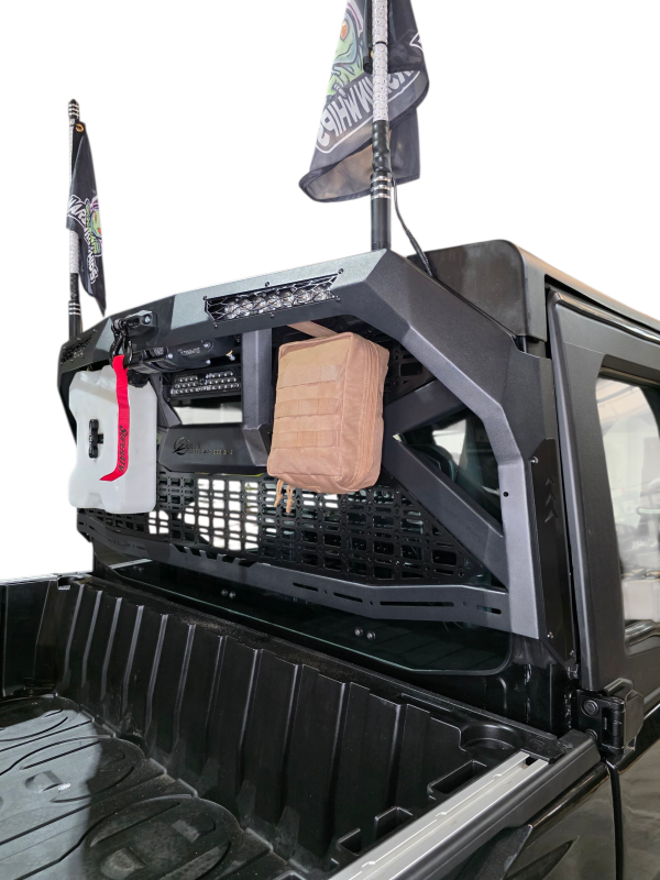 Elektric Offroad R5HRA0001 Heavy-Duty Headache Rack for Polaris Ranger 1500 - Enhanced Rear Cab Protection and Custom Trail Accessories