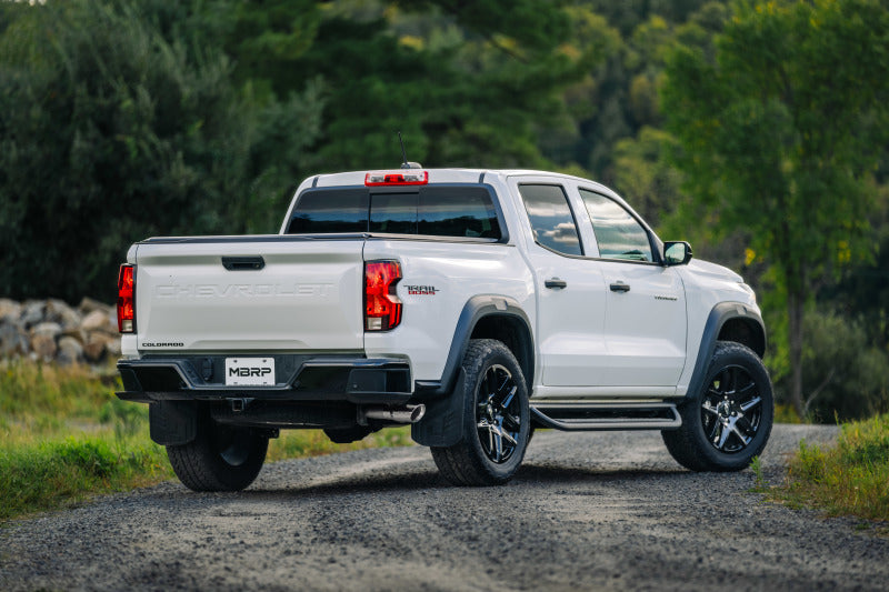 MBRP S5015BLK Armor BLK 3-Inch Cat-Back Exhaust System for 2023+ Chevrolet Colorado and GMC Canyon