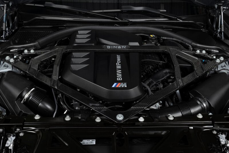Dinan G80/G82/G83/G87 Gloss Carbon Fiber Strut Tower Brace for BMW M Series