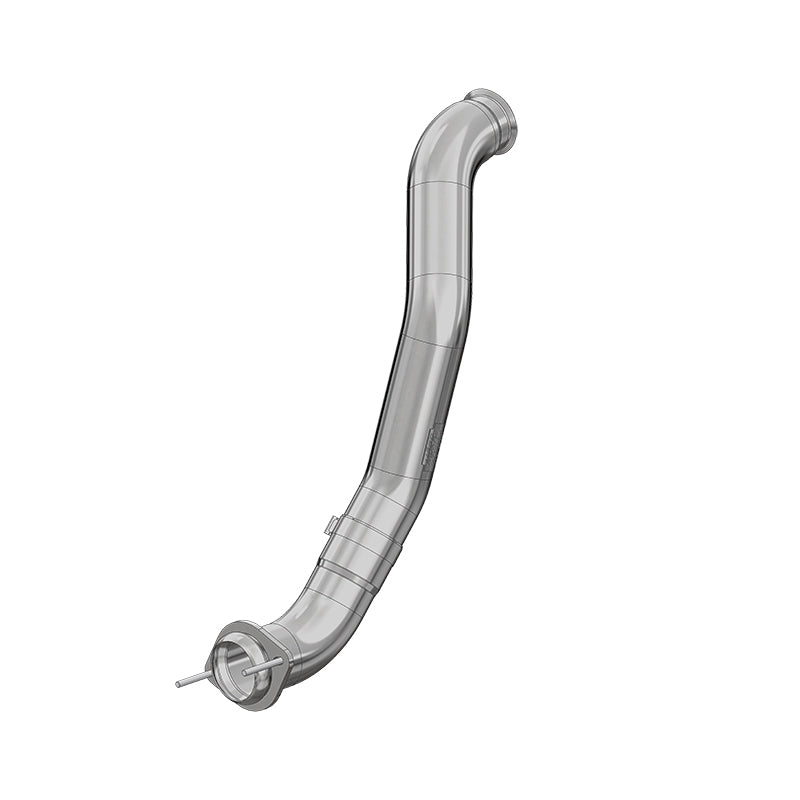 MBRP Armor Lite Turbo Down Pipe for 2008-2010 Ford F-250 Super Duty 6.4L Powerstroke, 4-Inch Aluminized Steel