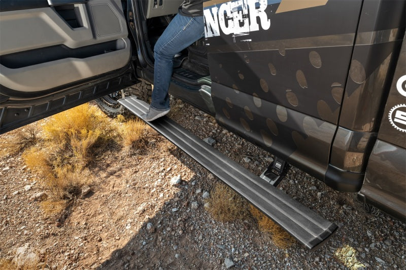 AMP Research PowerStep SmartSeries Running Boards AMP86147-01A for 2015–2016 Chevy Silverado and GMC Sierra HD Crew and Double Cab