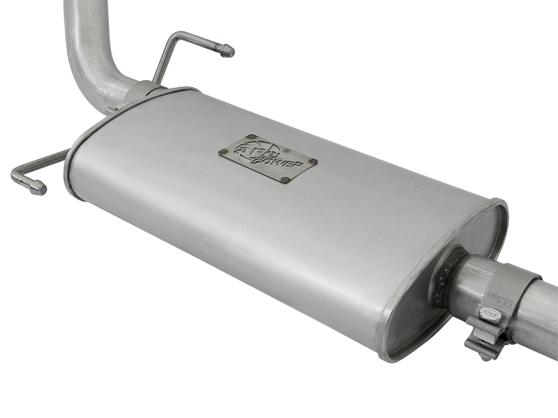 aFe Scorpion 2.5-Inch Aluminized Steel Cat-Back Exhaust with Polished Tip for Toyota FJ Cruiser V6 4.0L, Part 49-06039-P