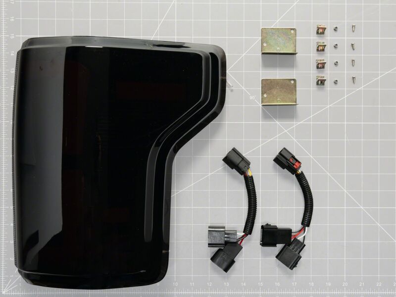 Raxiom LDS Series LED Tail Lights for Ford F-150 (2015-2020) - Black Housing with Clear Lens