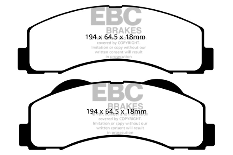 EBC Ultimax2 Brake Pad Sets