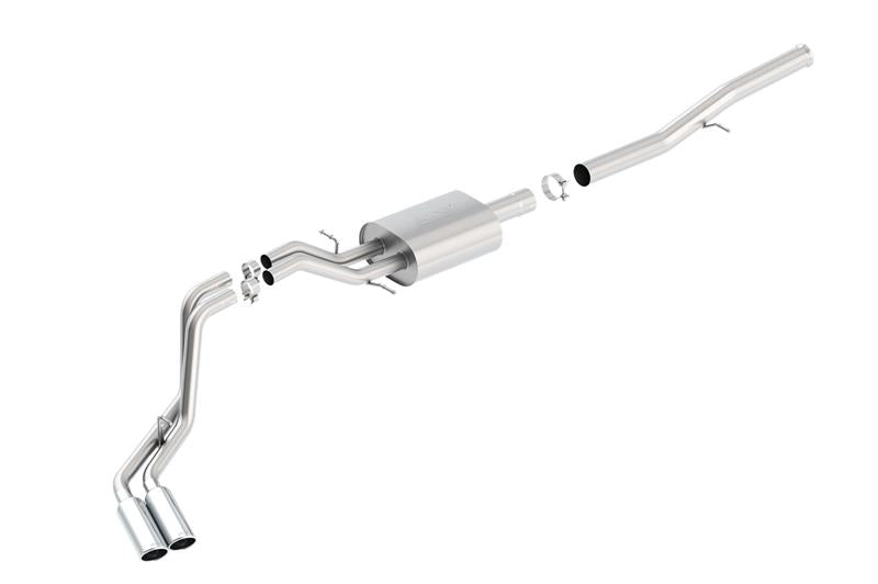 Borla 140576 S-Type Cat-Back Exhaust System for 2014–2018 Chevrolet Silverado 1500 and GMC Sierra 1500 6.2L V8