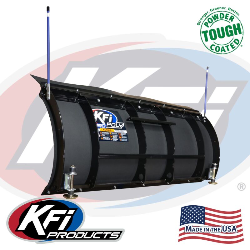 KFI Pro Poly Straight Blade 54-Inch Snow Plow, Part Number KFI105854