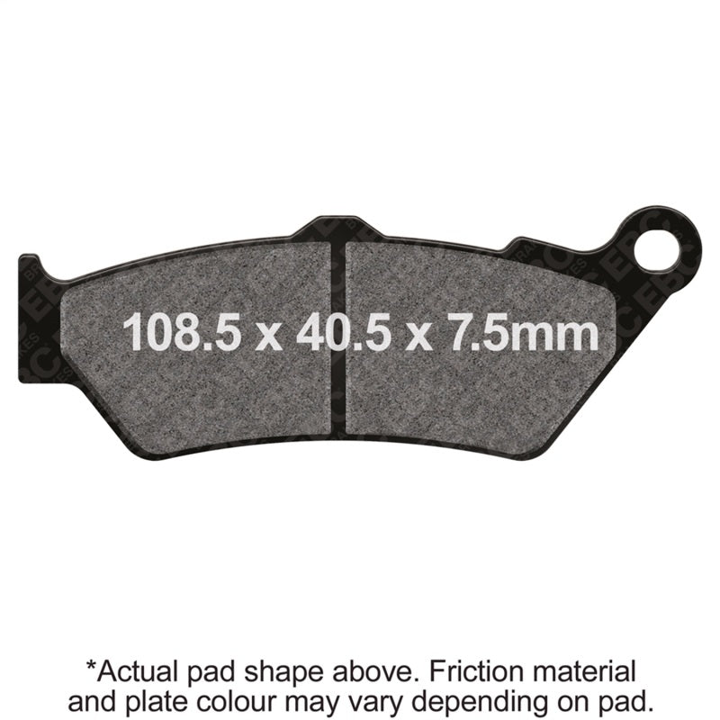 EBC Powersports FA209/2HH Double-H Sintered Front Brake Pads