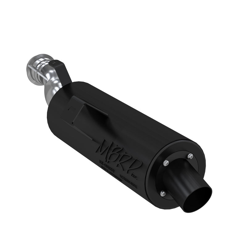 MBRP AT-6512SP Sport Series Slip-On Exhaust with Sport Muffler for 2008-2009 Polaris Sportsman 800