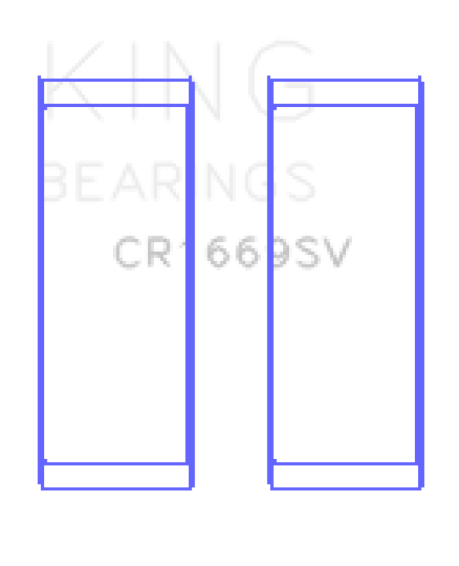 King Engine Bearings CR1669SV Volkswagen AZV, CFAC and AWX Connecting Rod Bearing Set