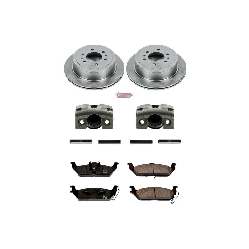 Power Stop 04-11 Ford F-150 Autospecialty Kit w/ Calipers - Rear