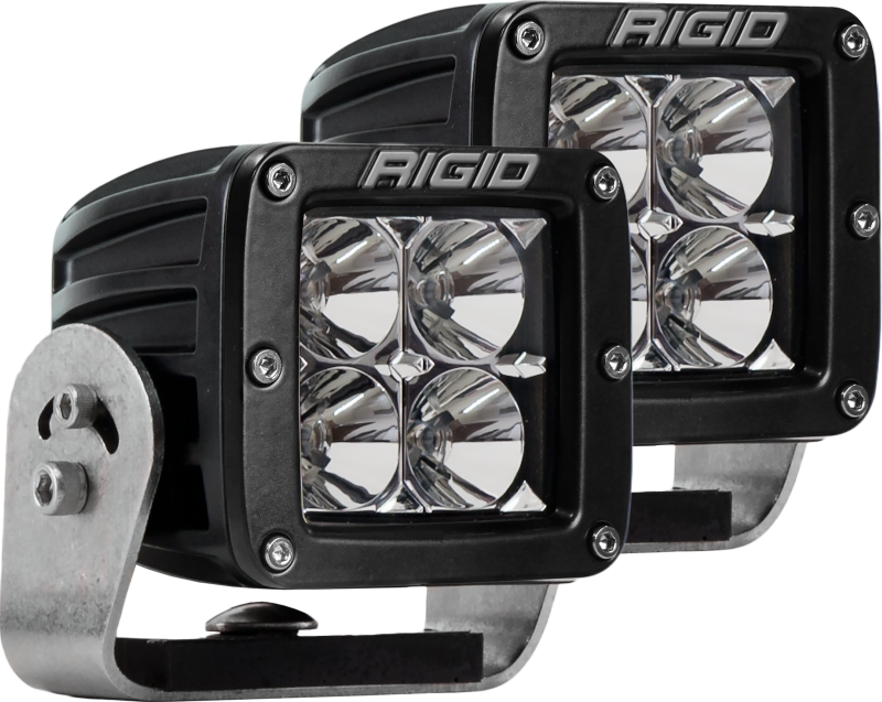 Rigid Industries D-Series Dually HD LED Flood Lights, Black, Set of 2 – Part RIG222113