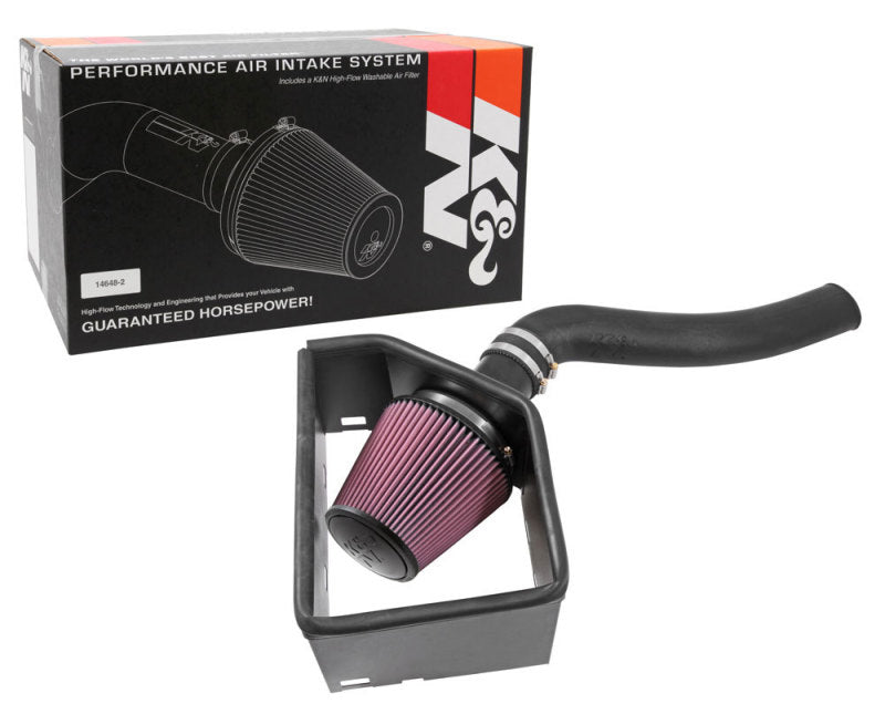 K&N 57-1571 Performance Cold Air Intake Kit for 2014-2015 Ram 1500 3.0L Diesel